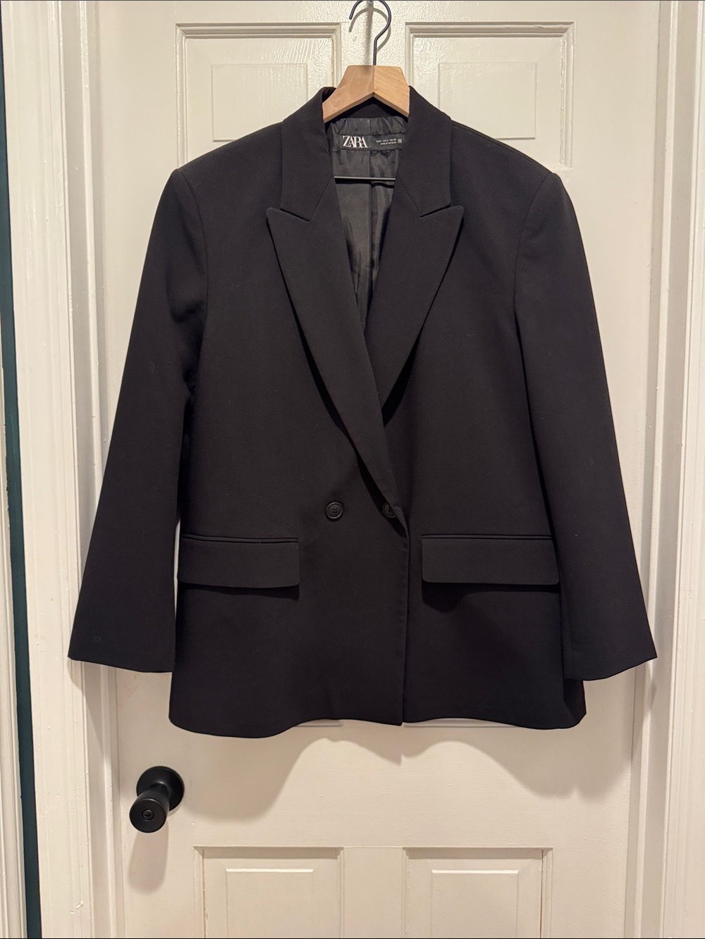Oversized Zara Black Blazer